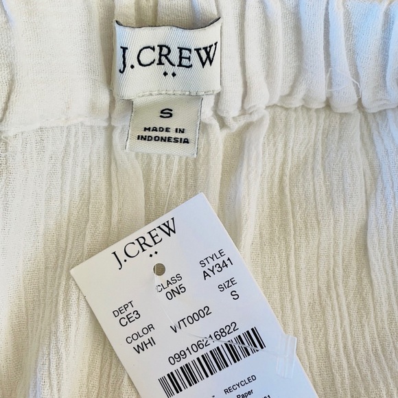 J.Crew White Pull-on wrap cover-up skirt - Picture 8 of 13